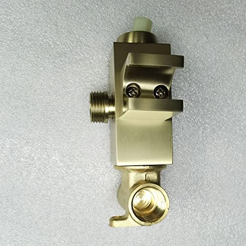 MAKEJ Bathroom Toilet Bidet Tap Kit Brushed Gold Wall Mounted Sprayer Shower with Shut-Off Valve