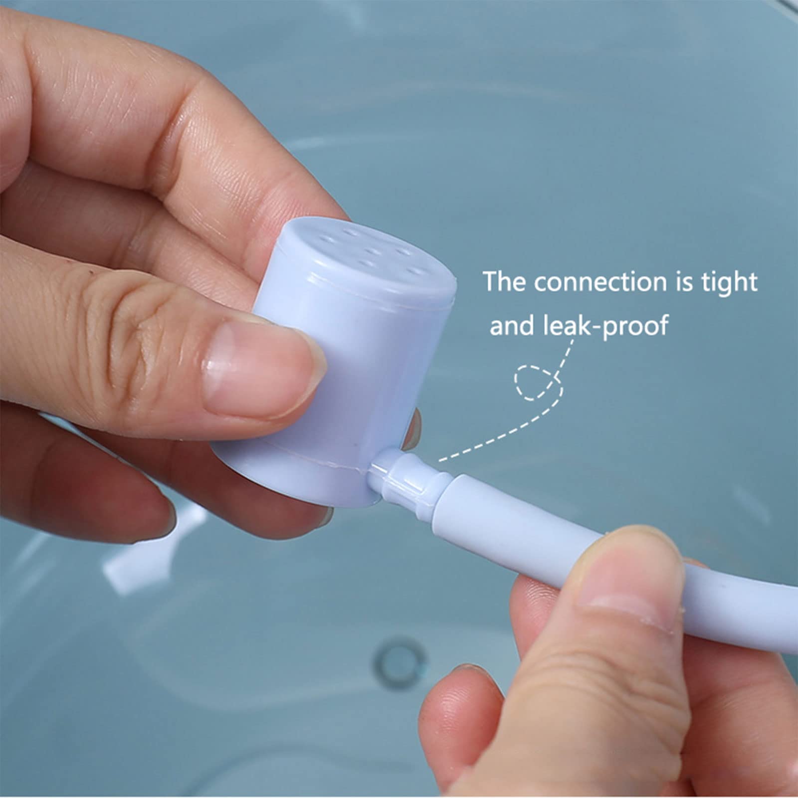 Haoyull Sitz Bath Flusher Bidet Flusher Hand Sprayer Suitable for Wash Basin Bathtub Pregnant Women Hemorrhoid Postpartum, Weight: 65g