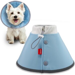 agape soft dog cone for small dogs & cats, comfy dog recovery collar after surgery, adjustable e collar alternative to stop licking, protective elizabethan collar for pup&kitty, comfortable dog cones