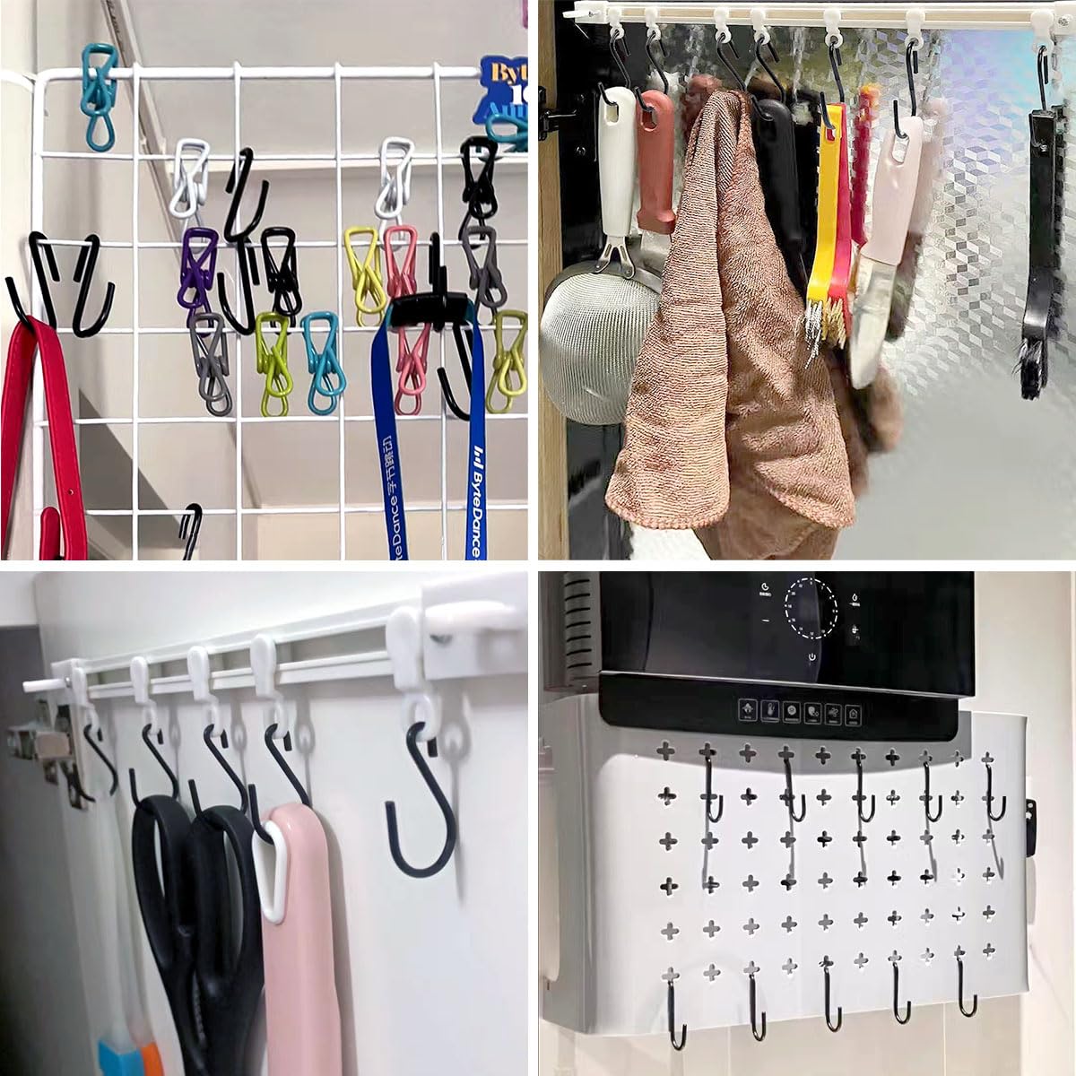 60 Pcs Small S Hooks for Hanging, 1 Inch S Shaped Hooks, Ornament Hooks, S Hangers Hooks, S Hanging Hooks, Wire Hooks, Metal S Hooks for Hanging Plants, Jewelry Keychain