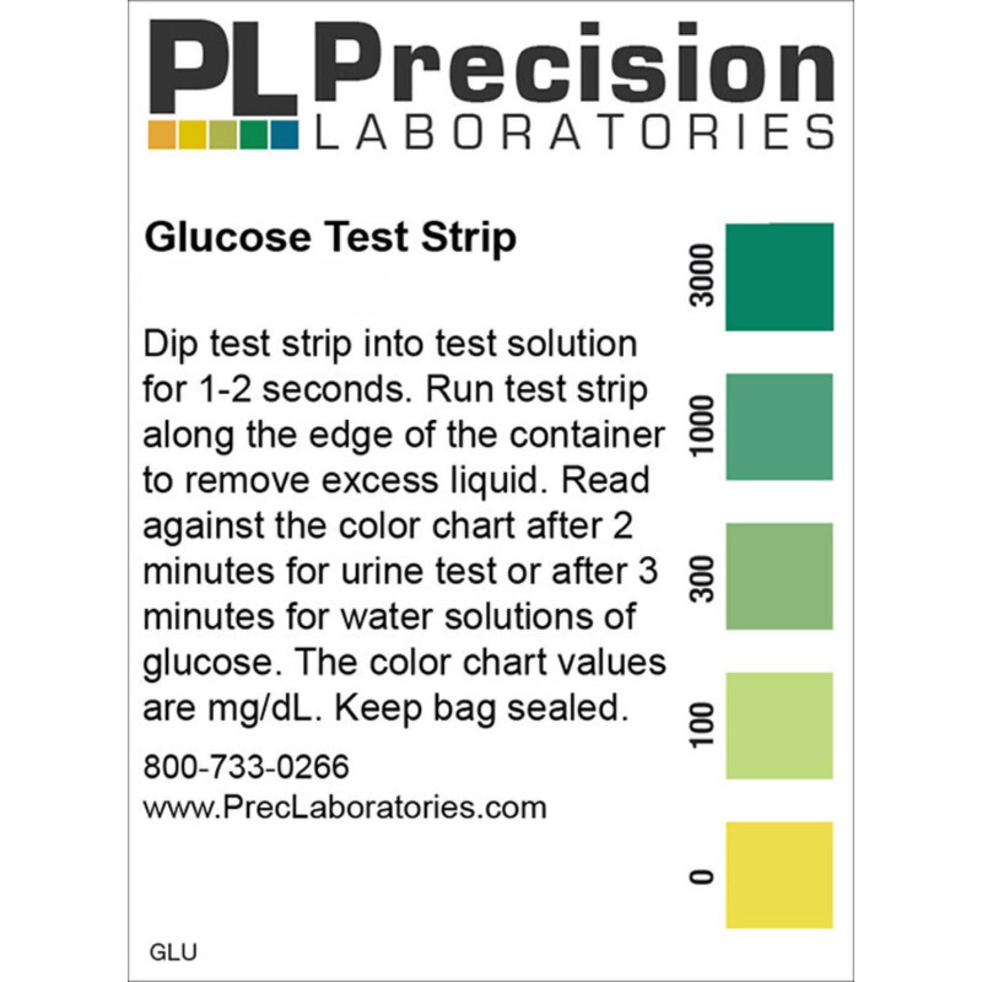 Eisco Labs - Scientific Glucose Test Strips - Educational Glucose Test Strips - Essential Tools for Food Science & Osmosis/Diffusion Experimentation, 100 Strips