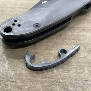 MetonBoss Polished Zirconium Gear BACKSPACER for Spyderco PARA 3