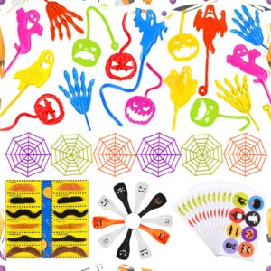 YEGEER Halloween Party Favors, 240 PCS Halloween Toys Bulk for Kids, Halloween Goodie Bag Stuffers Fillers, Trick or Treat Gifts Exchange, School Classroom Carnival Game Prizes Toys Set