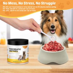 Pancreatic Enzymes for Dogs (8.8 Oz) | 10x Pancreatin Formula | Digestive Enzymes for Dogs with EPI | Helps Restore Normal Weight, Supports Digestive Stress and Pancreatic Issues