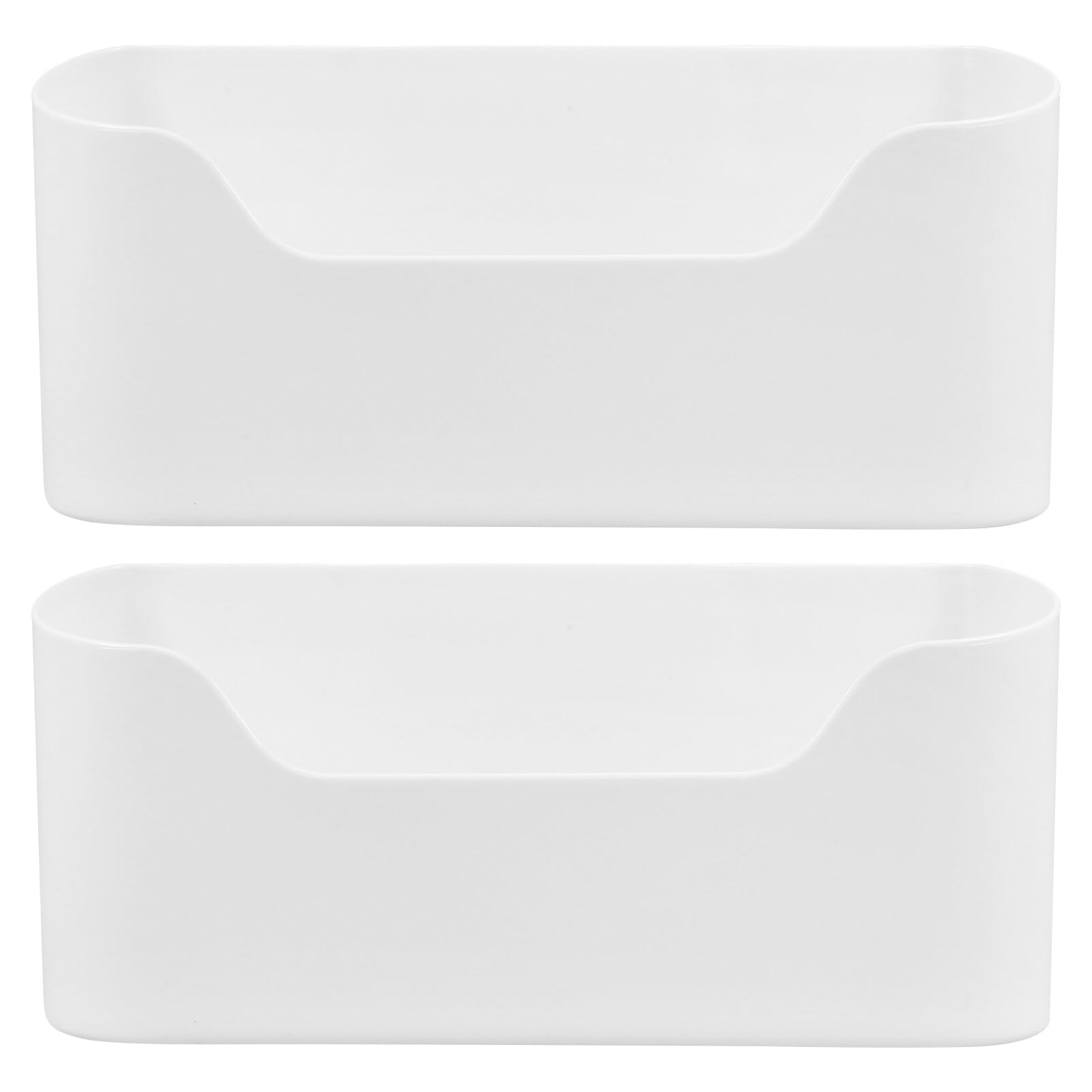 Luxshiny 2pcs Adhesive Mount Cabinet Door Organizer Wall Mounted Bathroom Organizers and Storage Bins Plastic Shower Haning Floating Shelves for Narrow Space