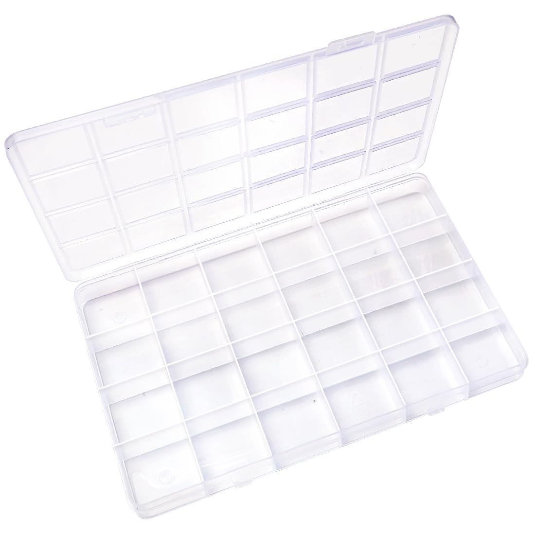 Bead Organizer, Clean Organizer Box, 24 Grids Beading Storage, Craft Organizers and Storage