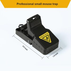 Mouse Trap, Mouse Traps That Work Small Mice Trap Outdoor Indoor Best Snap Traps for Mouse/Mice Safe and Reusable 6 Pack Quick Kill Mice Traps