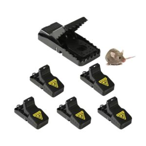 mouse trap, mouse traps that work small mice trap outdoor indoor best snap traps for mouse/mice safe and reusable 6 pack quick kill mice traps