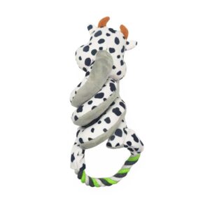 Zcooks Squeaky Dog Toys for Large Dogs, Interactive Tug of War Puppy Toys with Pull Rope, Stuffed Pet Dog Toys with Soft Fabric Suitable Rope Dog Toys for Small, Medium, and Big Dogs