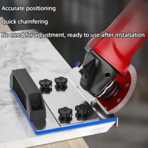 Angle Grinder Stand, 45 Degree Tile Chamfering Tool, Angle Grinder Holder Tile Tools, Adjustable Angle Grinder Bracket for 100-Type Angle Grinder