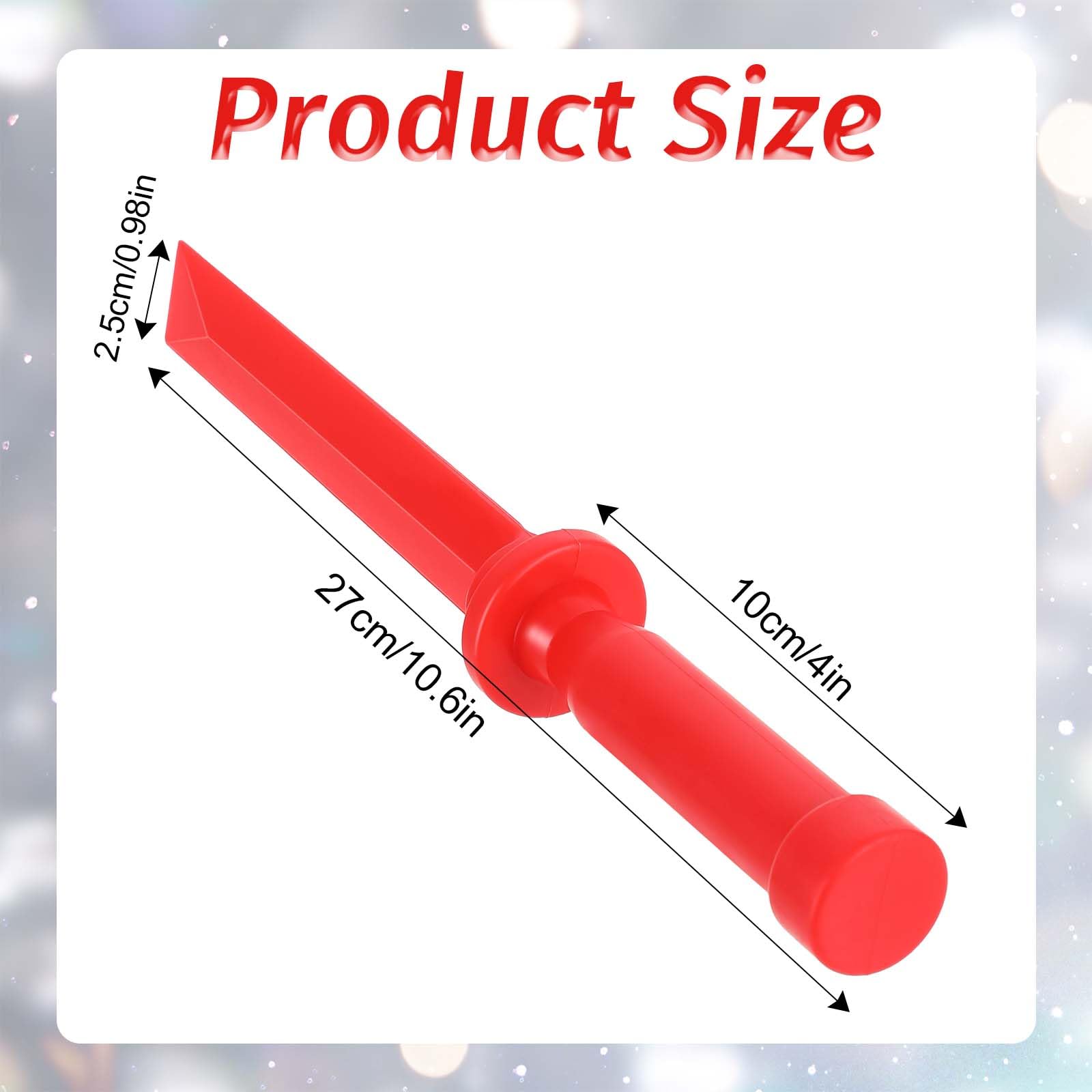 Plastic Chisel Scraper, Wheel Weight Remover Plastic Scraper Tool, Tire Weight Removal Tool Plastic Paint Scraper Plastic Scrapers Non Scratch for Removes Debris, Adhesives, Film, Paint