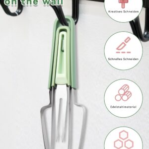 Stainless Steel 3-in-1 Watermelon Cutter Slicer Tool Portable Watermelon Popsicle Cutter Multifunctional Handheld Fruit Fork Quickly Cutting Tool Slicer Set for Home Camping Kitchen Gadgets（1PCS）