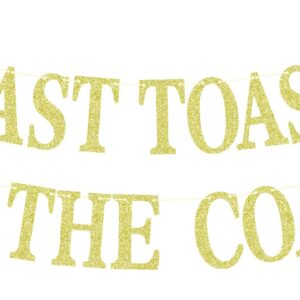 Last Toast on The Coast Banner, Coastal Bachelorette Sign, Nautical Bridal Shower Bachelorette Party Decorations Supplies