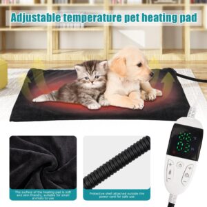 LZWUNYXE Puppy Incubator-Incubator for Puppies with Heating and Oxygenator,Kitten Incubator with Pet Bed Mat Dog Incubator for Newborn Puppies Puppy Whelping Supplies with Temperature Detection (55L)