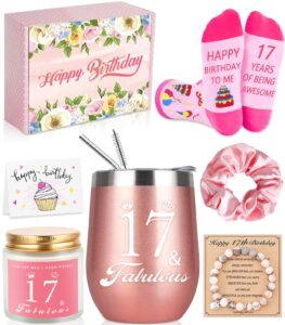 awfrky 17th birthday gifts for girls, best gifts for 17 year old girl,happy 17th 17 year old girl birthday gift ideas for teens daughter, niece, granddaughter, sister her, bestie, girlfriend