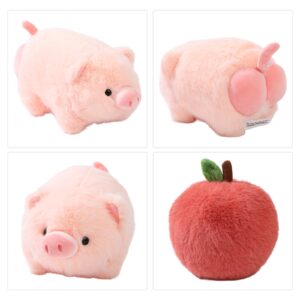 TIANCHANGZC Lovely Pig Stuffed Animal Plush Pillow 9.8Inch Funny Detachable Pig Toy Soft Plushie Pillow Cute Animal Ornaments Party Decor Birthday Gift for Boys and Girls