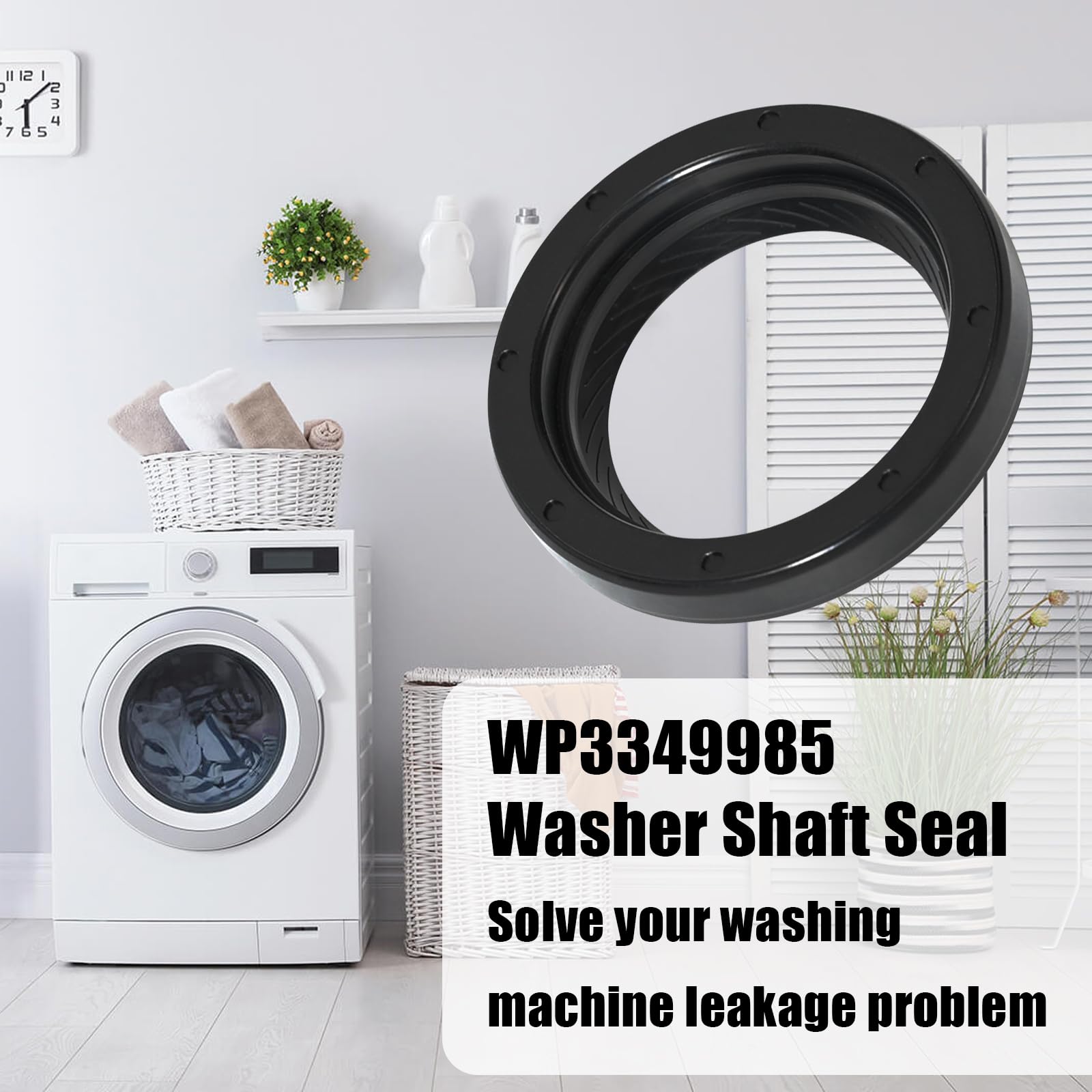 Estate Washer Parts WP3349985 Washer Shaft Seal Fits For For Whirlpool Washing Machine Replace 3349985 519811 340984 62787