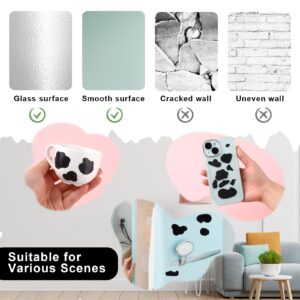 Thinp 340 Pcs Cow Print Stickers,Waterproof Cow Print Vinyl Self-Adhesive Black Vinyl Cow Print Wall Peel and Stick Cow Print Decor Cow Print for Wall Cars Cups DIY Crafts Cow Theme Party Decor