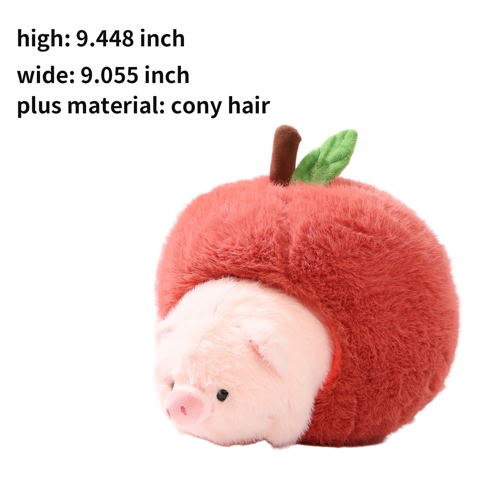 TIANCHANGZC Lovely Pig Stuffed Animal Plush Pillow 9.8Inch Funny Detachable Pig Toy Soft Plushie Pillow Cute Animal Ornaments Party Decor Birthday Gift for Boys and Girls