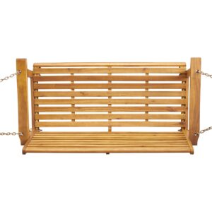 Christopher Knight Home Outdoor Acacia Wood Porch Swing,Brown/Teak