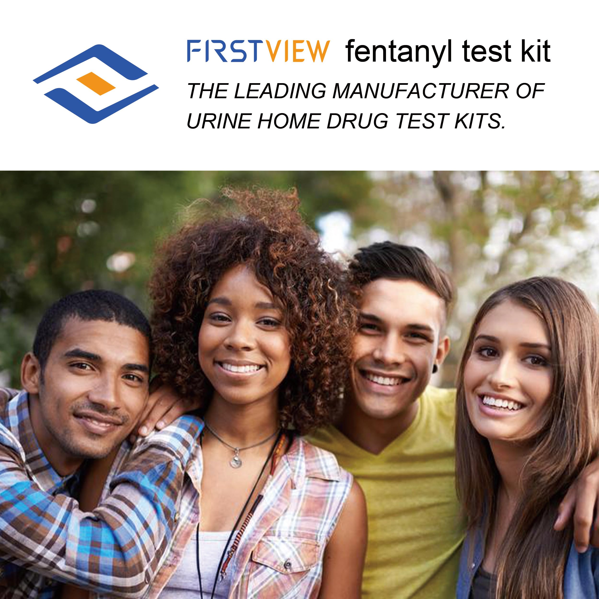 5 Pack-FIRSTVIEW Fentanyl Test Strip in Urine Test Cassette for Rapid Test, Easy to Read Urine Test Results at Home