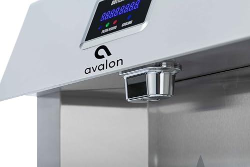 Avalon Wall Mounted Water Fountain with Bottle Filling Station, High Capacity Cooling, Sensor Dispensing, Self Cleaning, Digital Bottle Counter Display, Dual Filtration, ADA Compliant