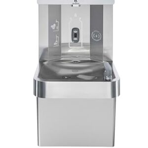 Avalon Wall Mounted Water Fountain with Bottle Filling Station, High Capacity Cooling, Sensor Dispensing, Self Cleaning, Digital Bottle Counter Display, Dual Filtration, ADA Compliant