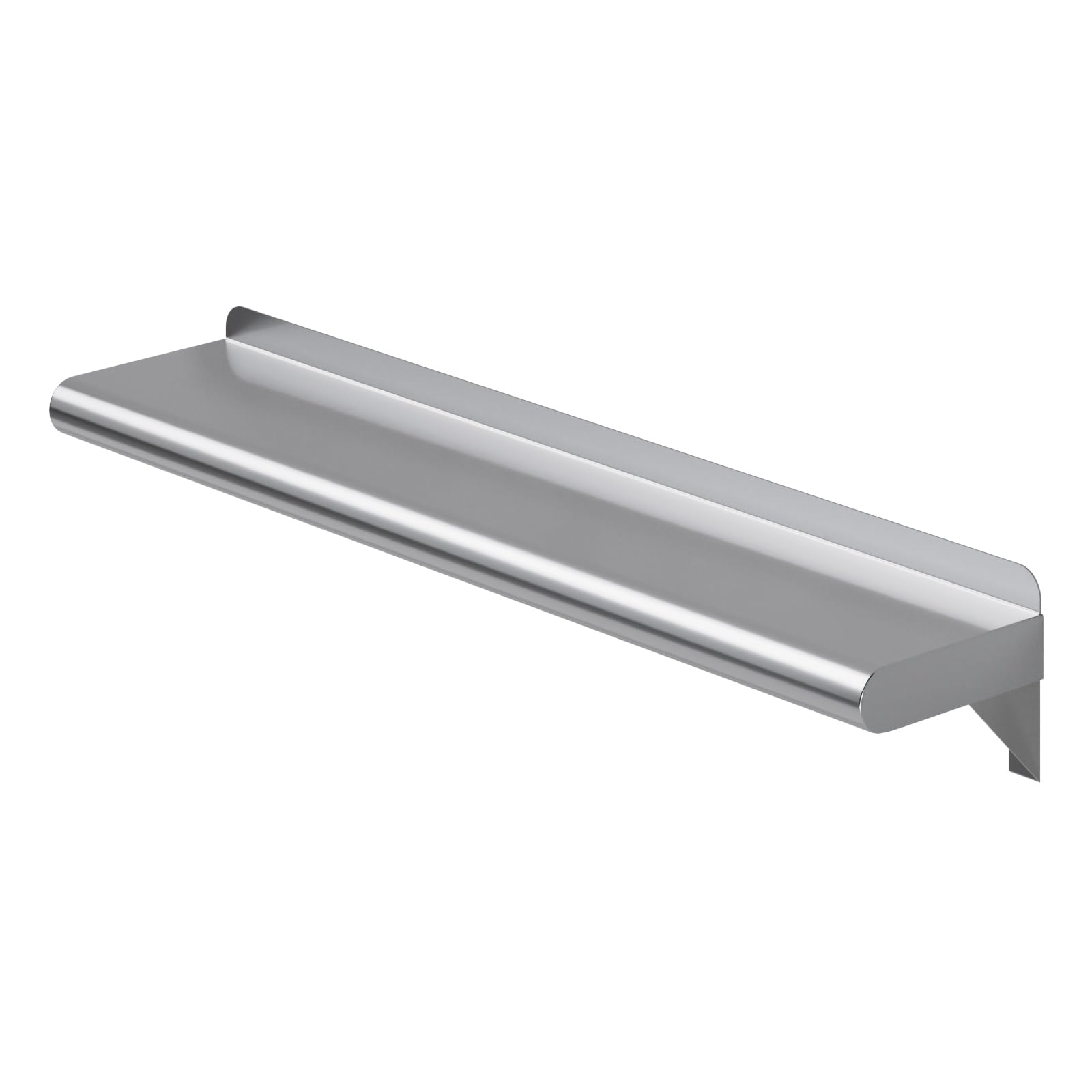 AmGood 6" X 30" Stainless Steel Wall Shelf | NSF | Metal Shelving | Garage, Laundry, Storage, Utility Room | Restaurant, Commercial Kitchen