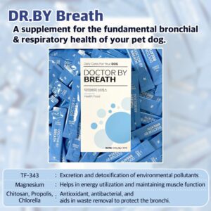 DoctorBy Breath Bronchial Supplements for Dogs for Dry, Wet & Barkly Pet Cough