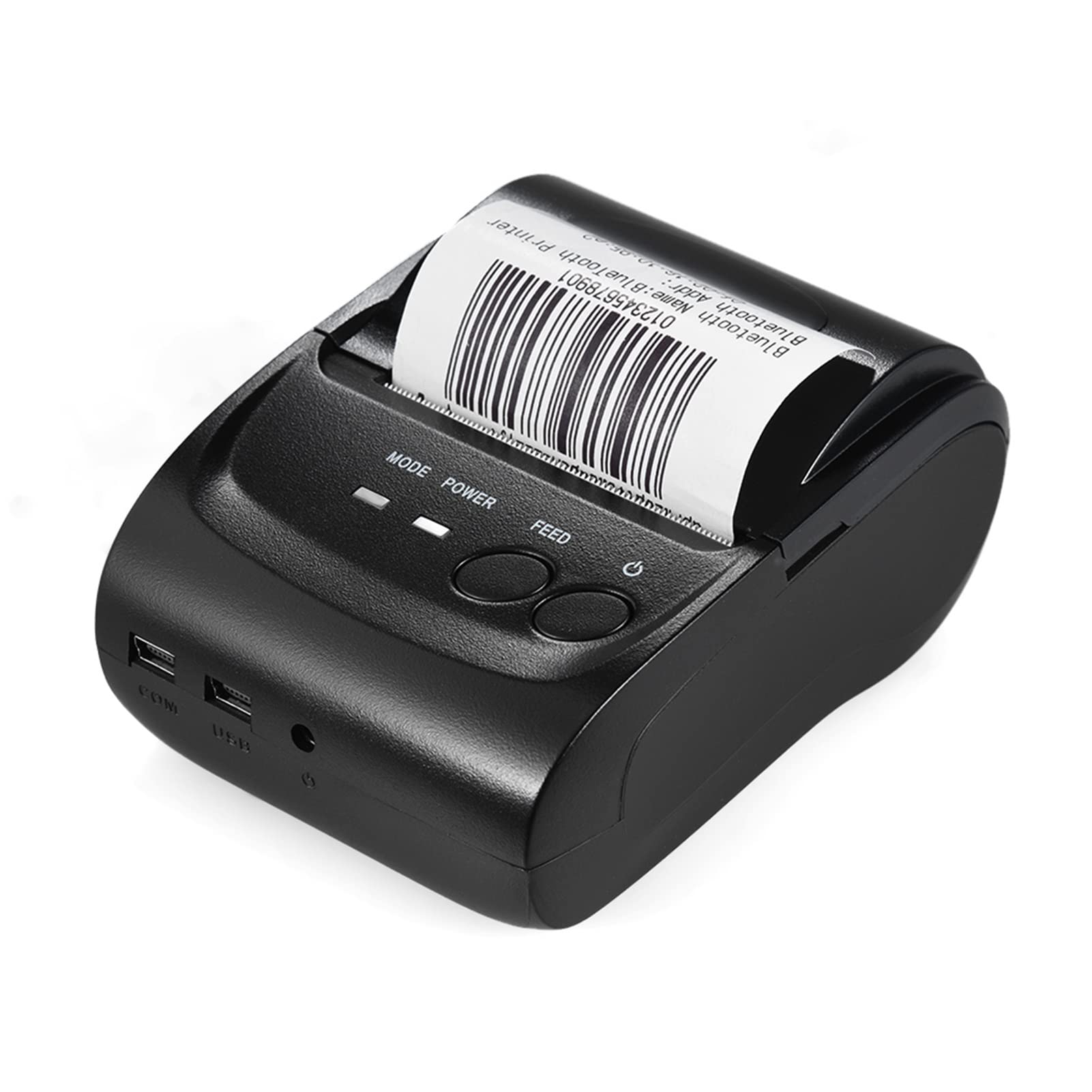 BUZHI Wireless Printer for iPhone, POS-5802DD Mini Portable Wireless USB Thermal Printer Receipt Ticket POS Printing for iOS Android Windows