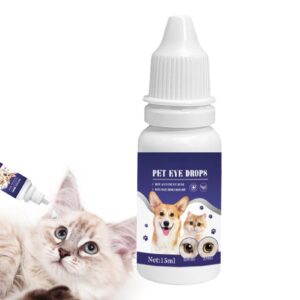 generic dogs eye drops - 15ml plant extract solution mild, instant relief soothing hydration eye drops | multi uses swollen eye remedy drops, eye wash & tear stain remover for cat and dog eye care