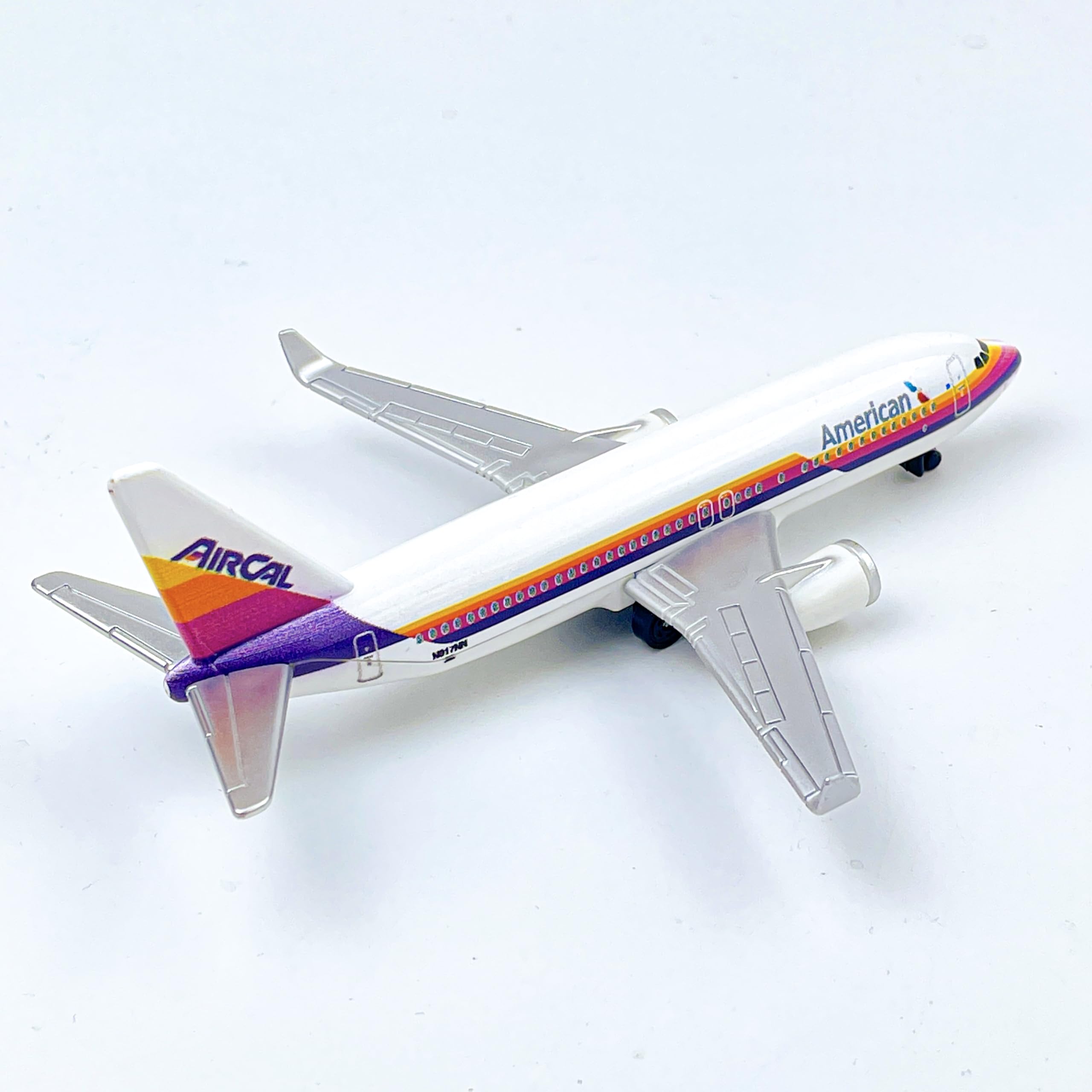 AVIAMUSE American Aircal Airplane Model, Die-cast Single Planes Model Aircraft Suitable for Collection