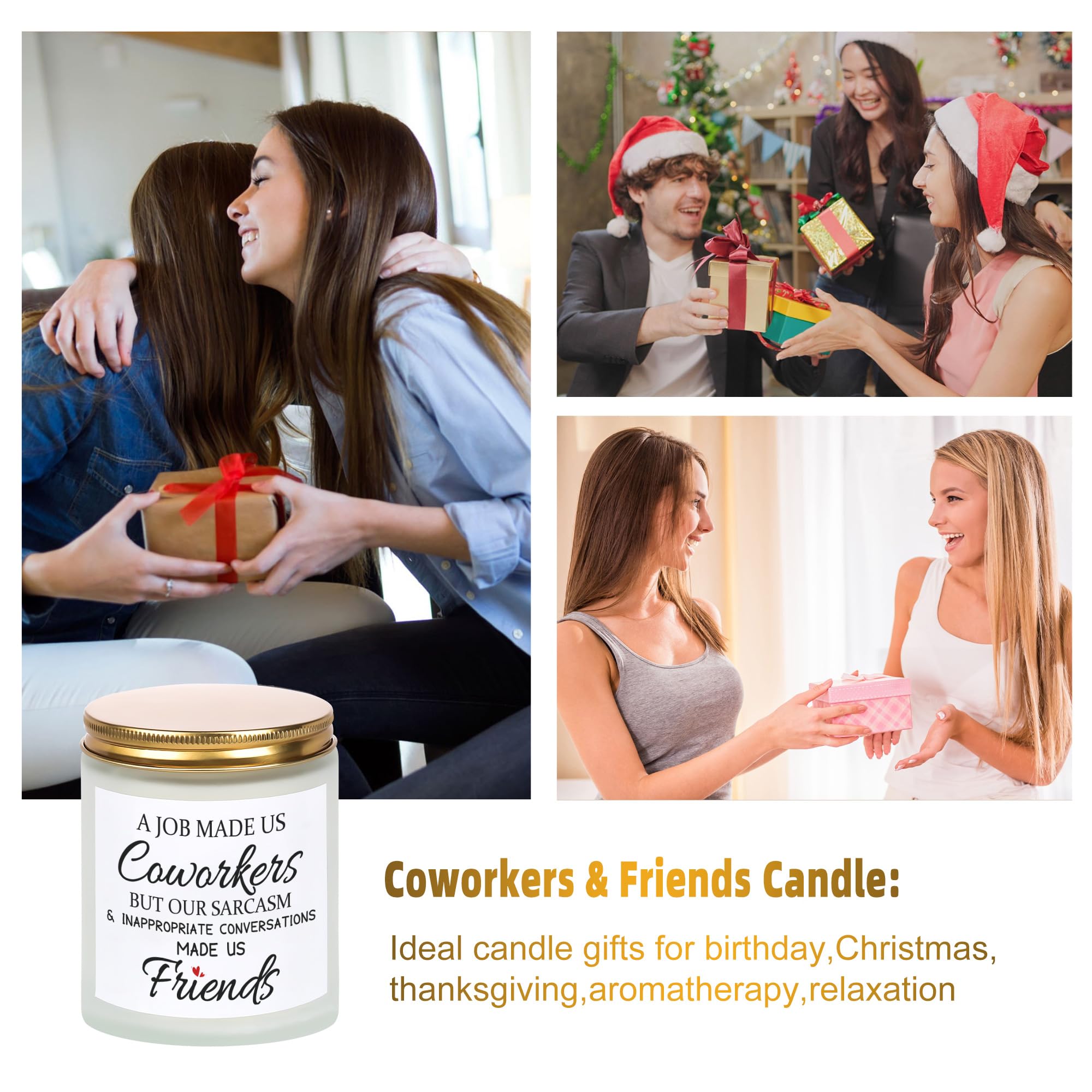 MOASITN Funny Farewell Candle Gifts for Coworker,Goodbye Gifts for Colleague Leaving,New Job,Going Away,Retirement,Thank you Gift,Present for Work Besties,Best Friend,Female,Male at Birthday,Christmas