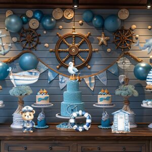 36-Piece Nautical Party Decorations - Ocean Theme Birthday Party Decor for Birthday, Baby Shower, and Nautical Celebrations