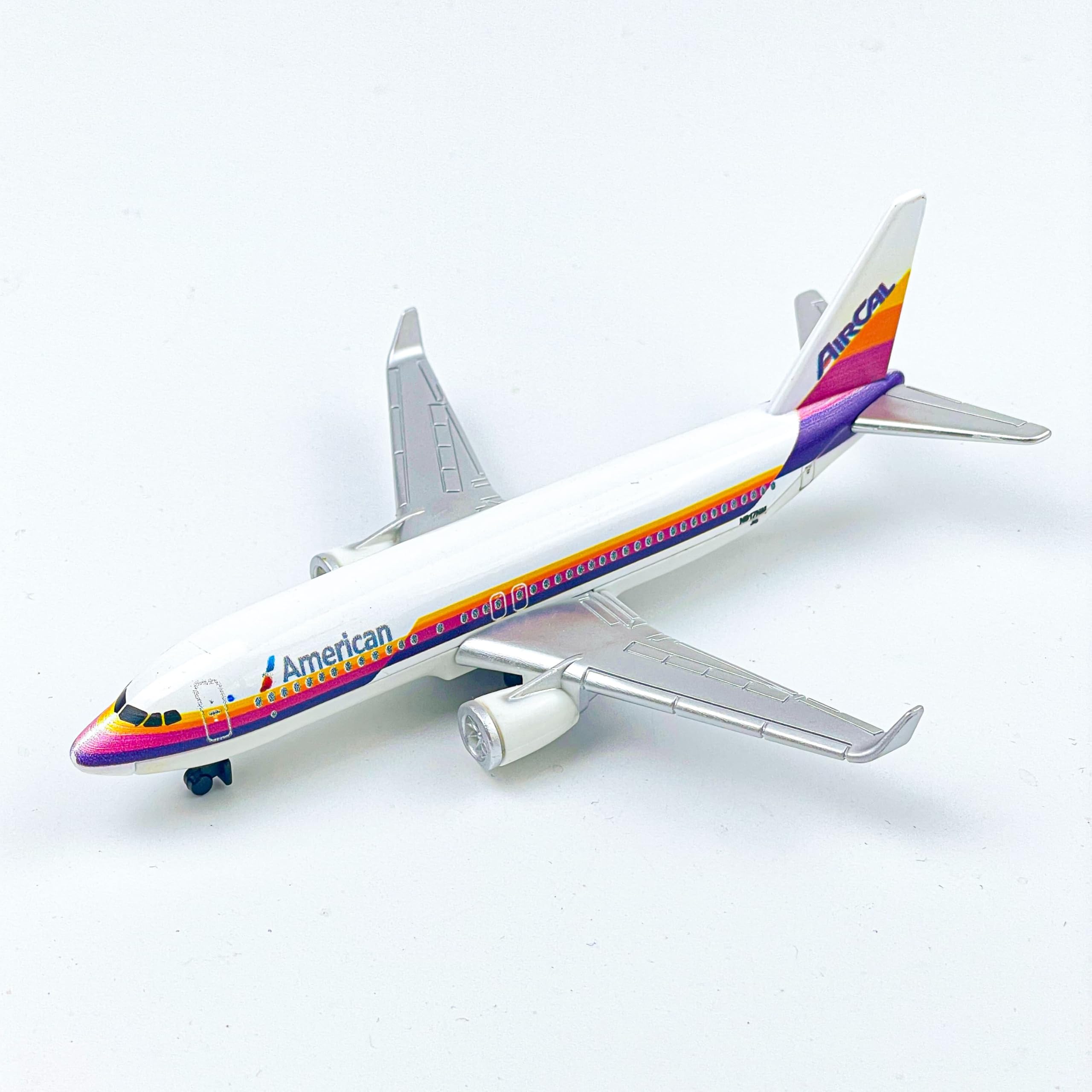 AVIAMUSE American Aircal Airplane Model, Die-cast Single Planes Model Aircraft Suitable for Collection