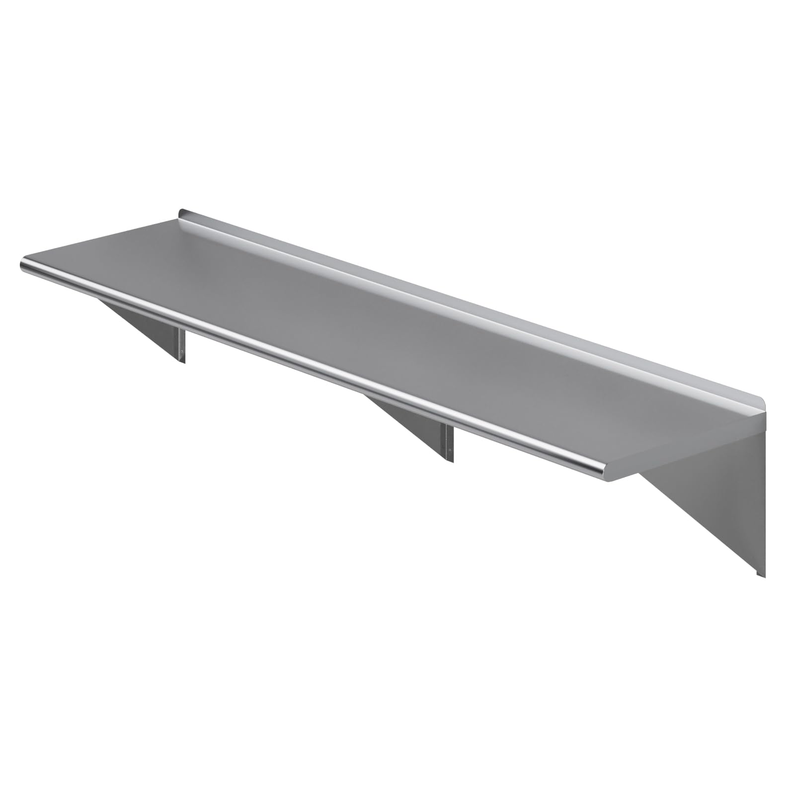 AmGood 18" x 72" Stainless Steel Wall Shelf | NSF | Garage, Laundry, Storage, Utility Room