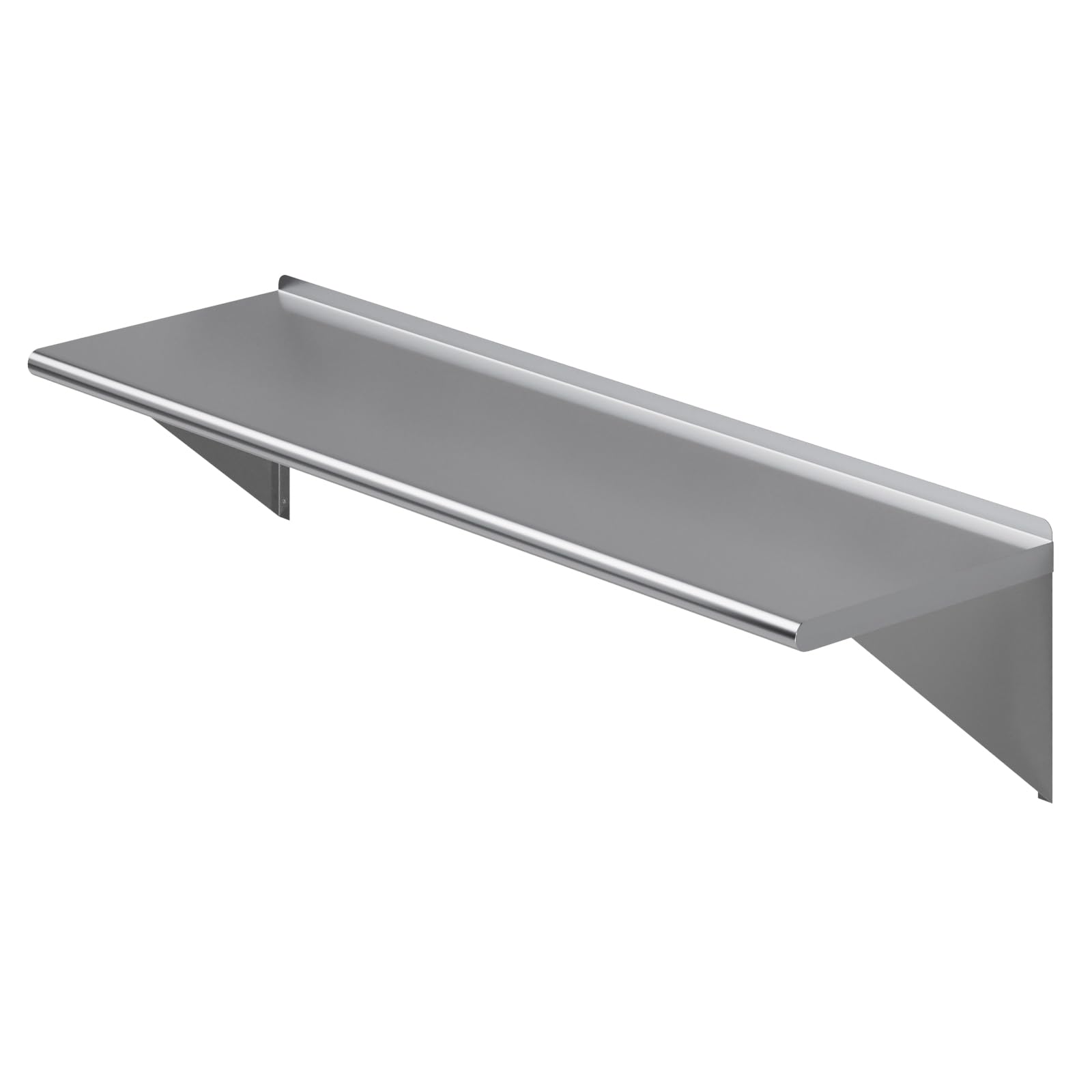 AmGood 18" X 60" Stainless Steel Wall Shelf | NSF | Garage, Laundry, Storage, Utility Room | Restaurant, Commercial Kitchen