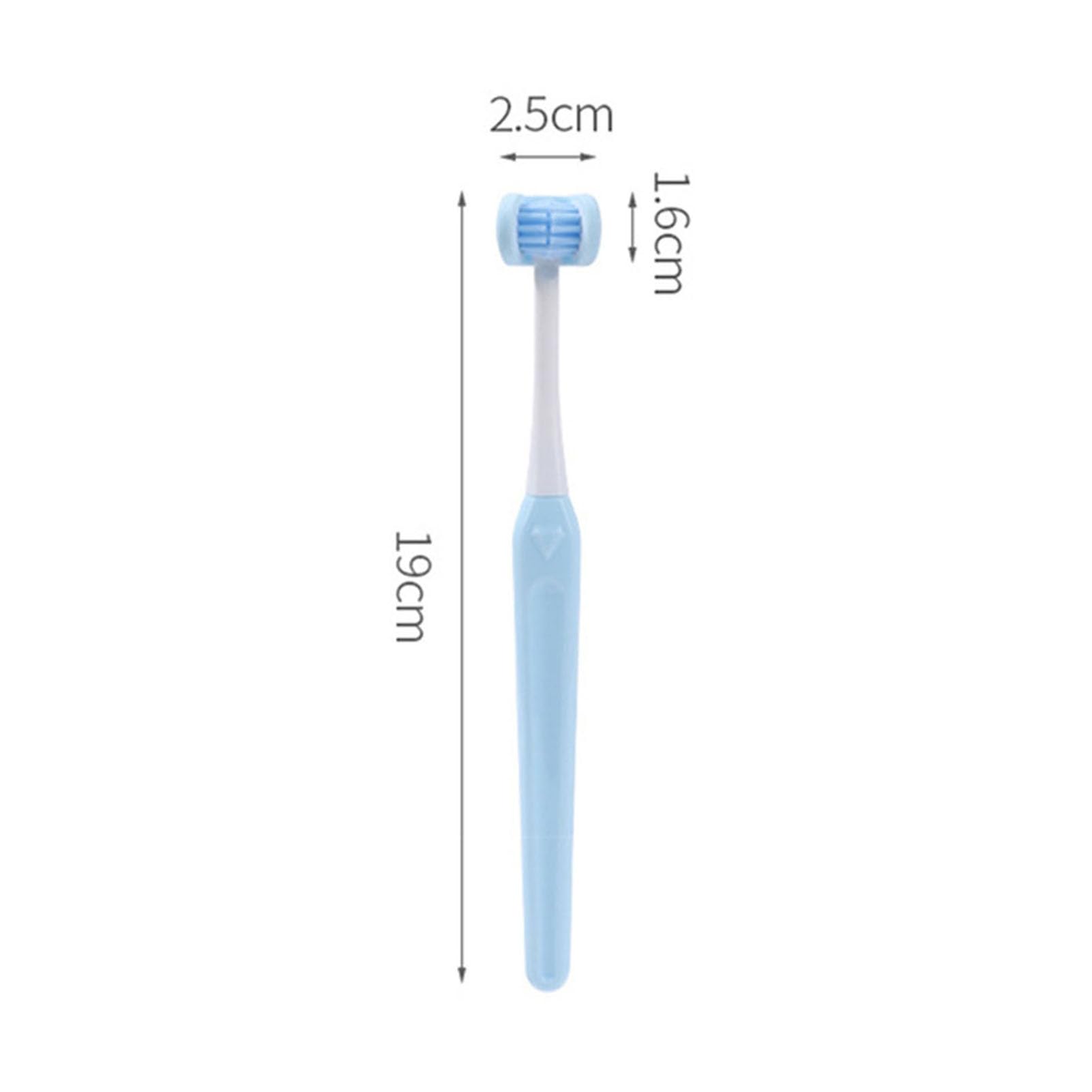 Cat Teeth Care Products Pet Toothbrush Dental Cleaning Kit for Cats Dogs Ultra-soft Bristles Oral Tool to Prevent Plaque Tartar Blue