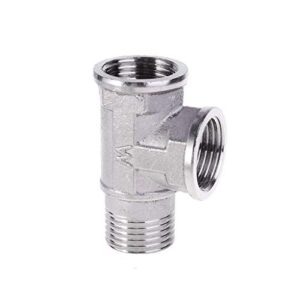 CHENATING Toilet T Adapter 2 T-Valve 304 For Bath Bidet Sprayer Shower For Connecting Hose Bathroom