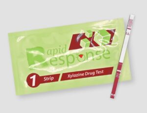 rapid response xylazine test strips 20 count, green