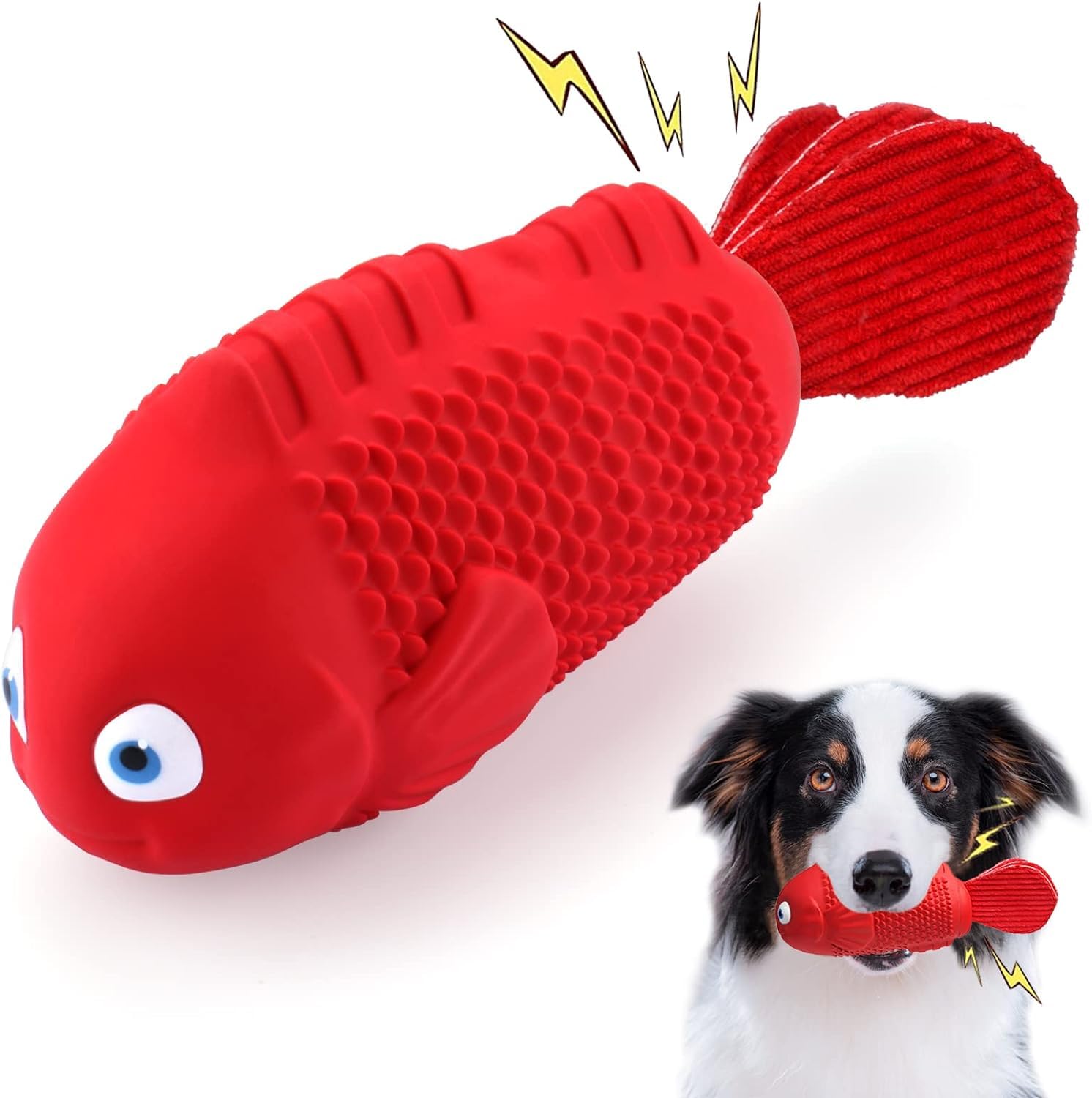 YINEYA Dog Toys for Aggressive Chewers, Dog Chew Toys for Aggressive Chewers, Indestructible Dog Toy, Tough Dog Toys, Durable Dog Toys, Squeaky Dog Toys, Puppy Teething Toys, Pet Toys, Puppy Toys