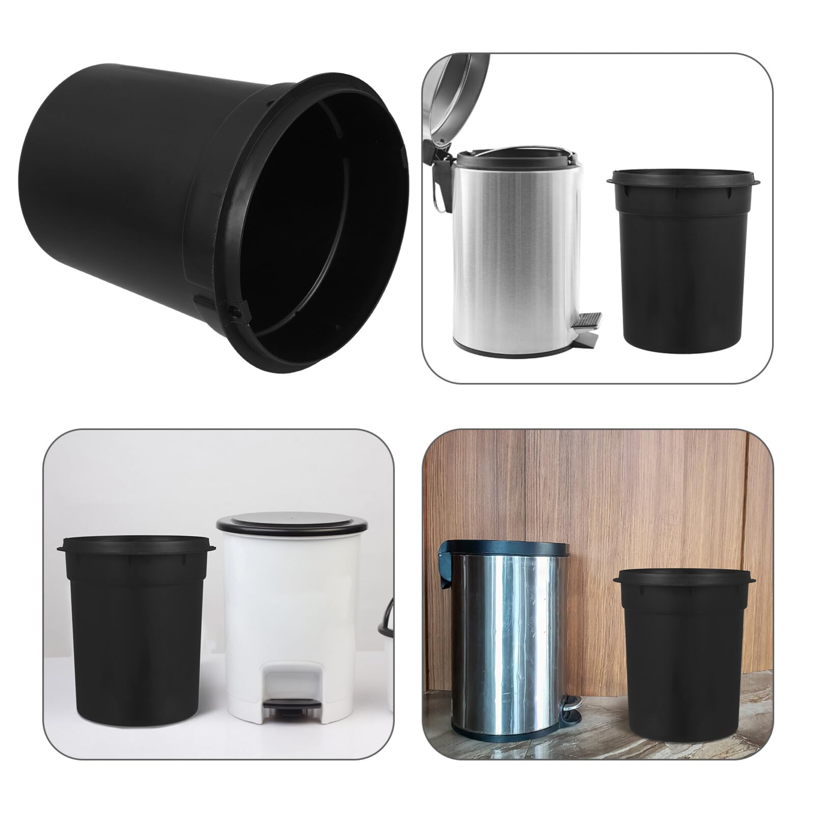 HOLIDYOYO Bucket Liner, 3L Trash Can Inner Bucket Replacement Plastic Pail Liner Insert Paint Pressure Pot Tank Liners Wastebasket Garbage Container