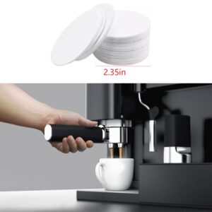 500 Count Replacement Paper Filters, Round Disposable Coffee Filters Paper Micro-filters Compatible with Aeropress Coffee Makers for Brewing Tea and Coffee. (White)