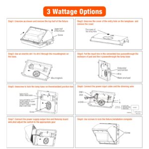 LED Wall Pack Light 120W/100W/80W Selectable(18000LM), 100-277v Dusk to Dawn with Photocell, 3000K/4000K/5000K Switchable, IP65 Waterproof Wall Mount Outdoor Light for Stadium,Yard, Buildings, Parking