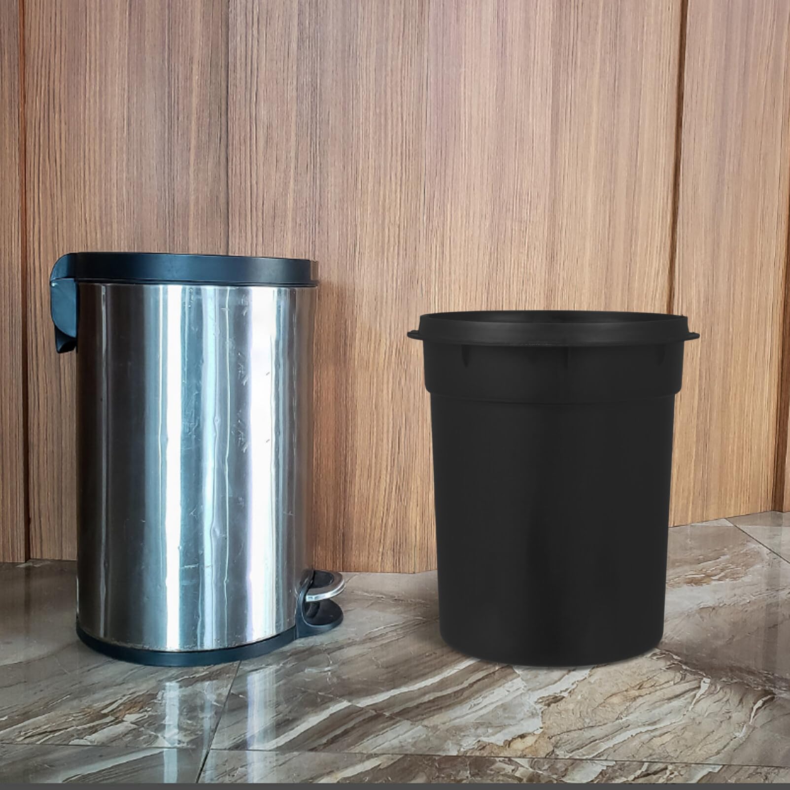 HOLIDYOYO Bucket Liner, 3L Trash Can Inner Bucket Replacement Plastic Pail Liner Insert Paint Pressure Pot Tank Liners Wastebasket Garbage Container