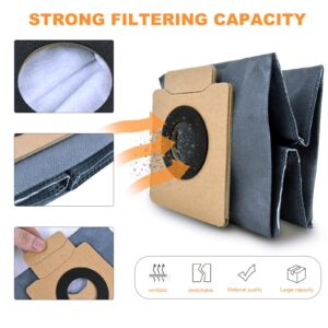 Suitable for eufy X10 pro OMNI Robot Vacuum Accessories main rolling brush edge brush filter mop dust bag (1 rolling brush +2 filter +2 mop +4 side brush +3 dust bag)