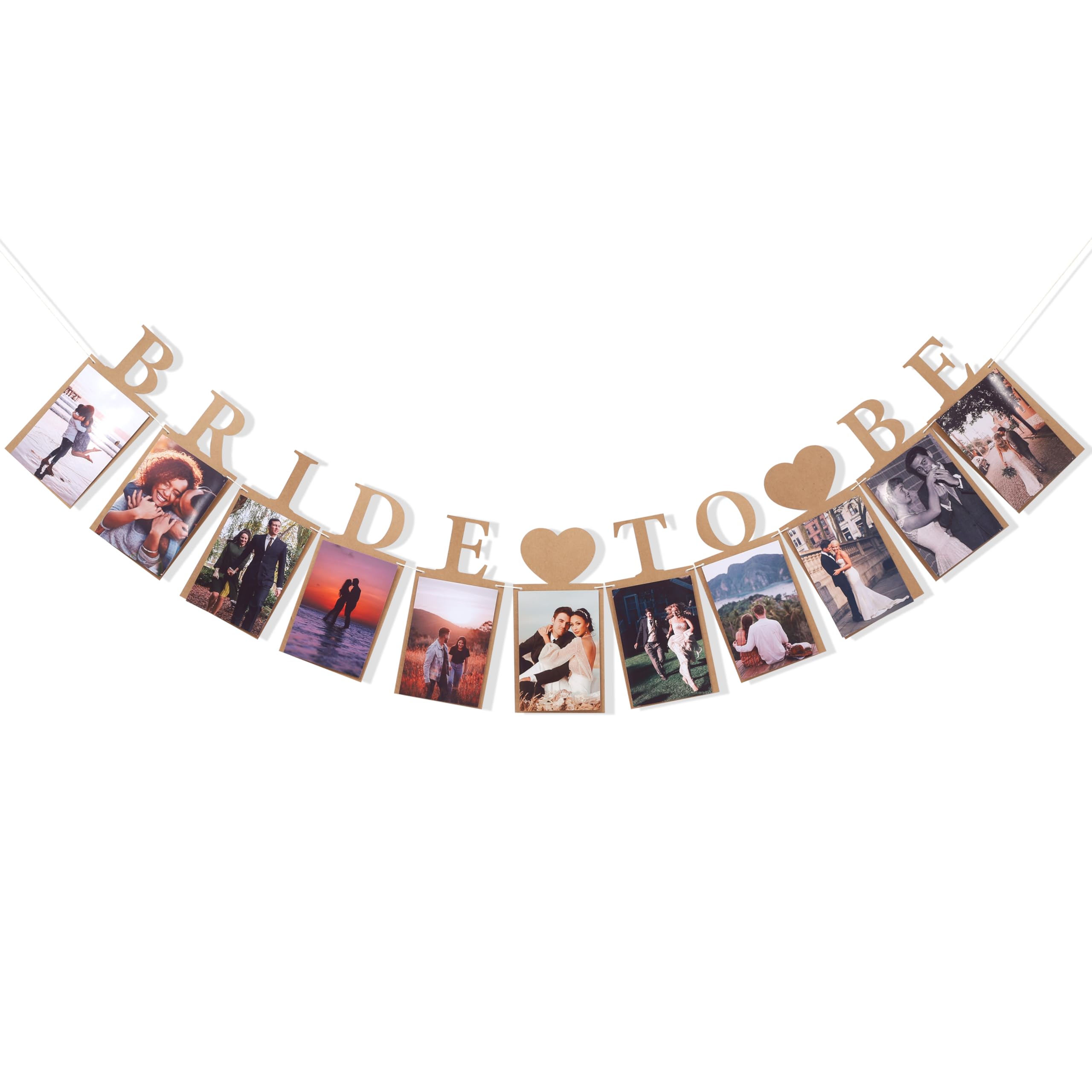 Bride To Be Photo Banner - Bridal Shower Decorations,Bride To Be Banner,Bachelorette Party Decorations,Wedding Banner Decorations (gold)