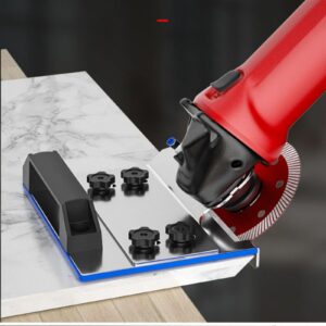 Generic Ultimate Tile Cutting Solution - Angle Grinder Tool with Stand for 45 Degree Chamfering，Angle Grinder Tile Chamfer Stand for 100-Type Angle Grinders.