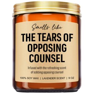 younift funny lawyer candle, lawyer gifts for women, men, law school gifts, law student gifts, cool christmas gifts for lawyers, future lawyer, attorney gifts, lawyer office gifts, graduation