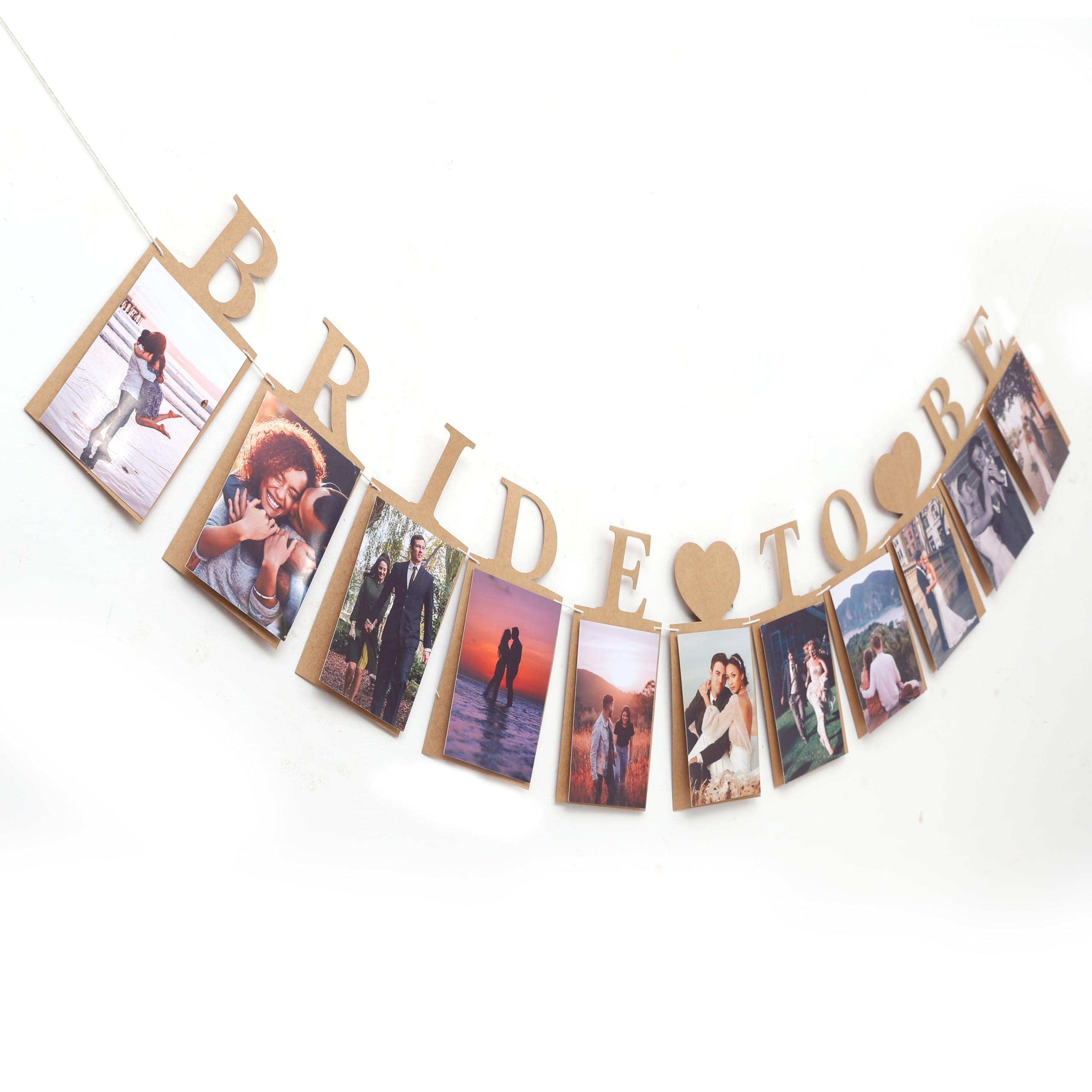 Bride To Be Photo Banner - Bridal Shower Decorations,Bride To Be Banner,Bachelorette Party Decorations,Wedding Banner Decorations (gold)